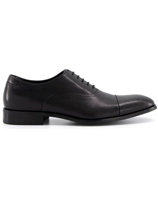 Dune Black Secrecy Leather Men's Oxford Shoes for men