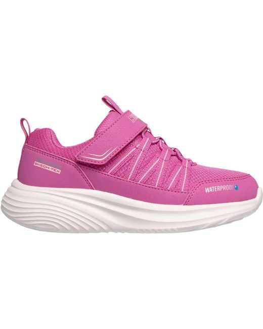 Skechers Purple Bounder Pro Aqua Step Textile Girl's/Coral Trainers