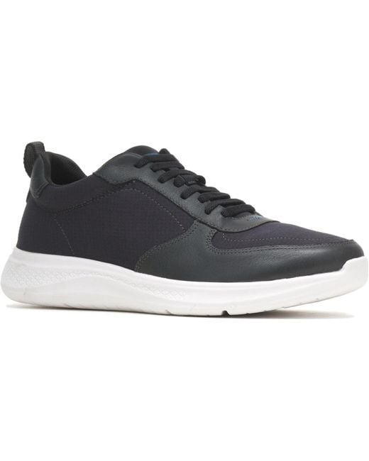 Hush Puppies Black Elevate Leather Men's Trainers for men