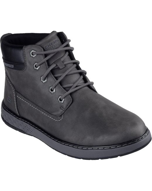 Skechers Black Garlan Deno Ankle Boot for men