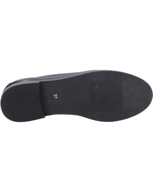 Hush Puppies Black Connie Leather Loafers