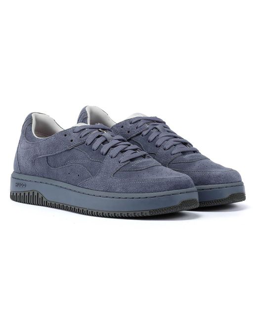 HUGO Blue Kilian Tennis Open Trainers Suede for men