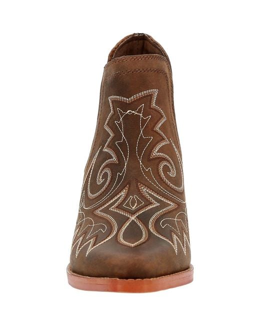 Durango Brown Crush Leather Coffee Boots