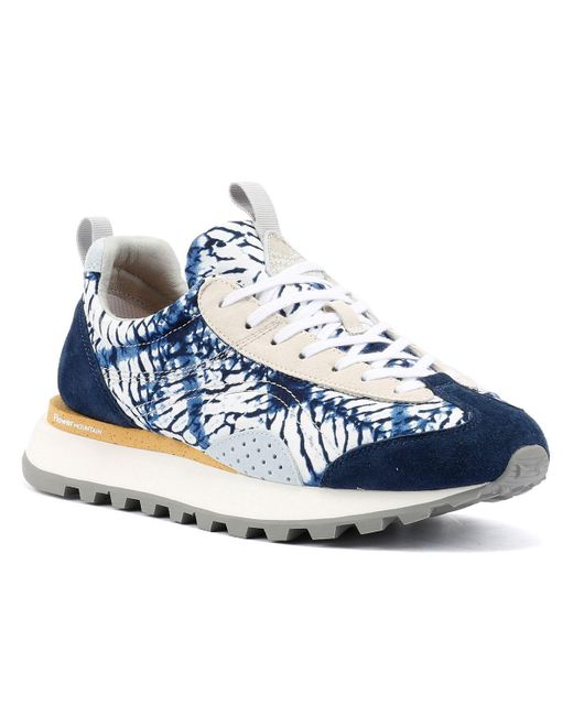 New Asuka Scarpe Da Ginnastica di Flower Mountain in Blue