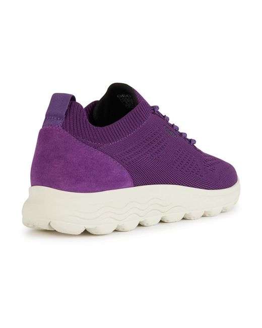 Geox Purple D Spherica a Leder-sneaker