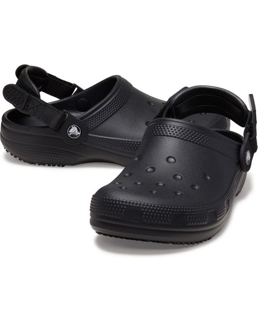 CROCSTM Black Classic Thermoplastic Clogs for men