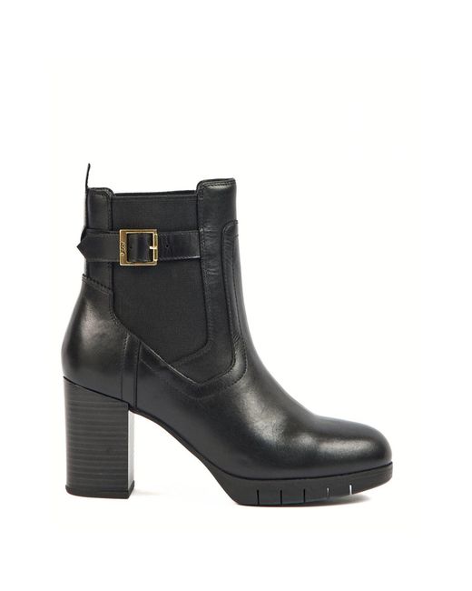 Pod Black Nala Leather/Textile Boots
