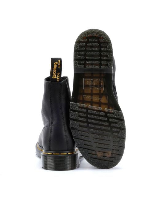 Dr. Martens Black 1460 Pascal Ambassador Leder Stiefel