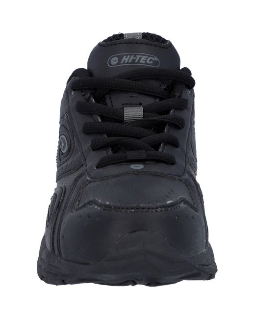 Hi-tec Black Xt115 Synthetic Trainers