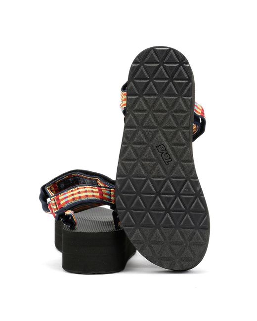 Flatform Universal Sandali Gialli Da Donna di Teva in Black