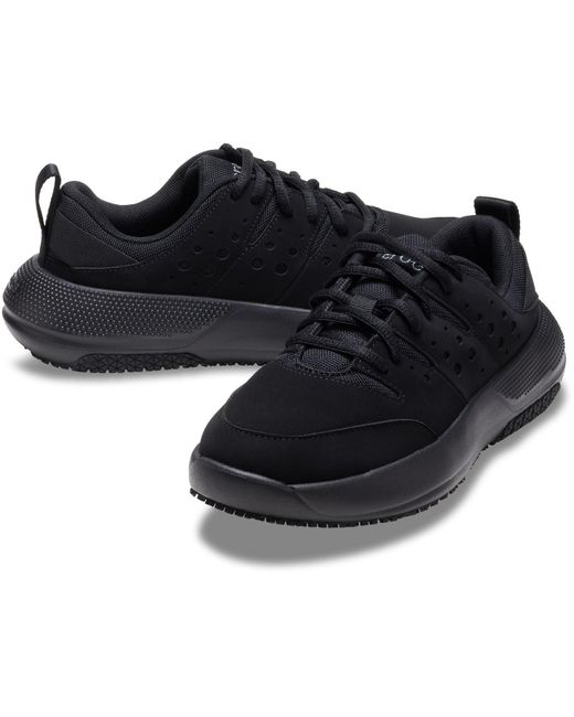 CROCSTM Black On The Clock Work Trainers