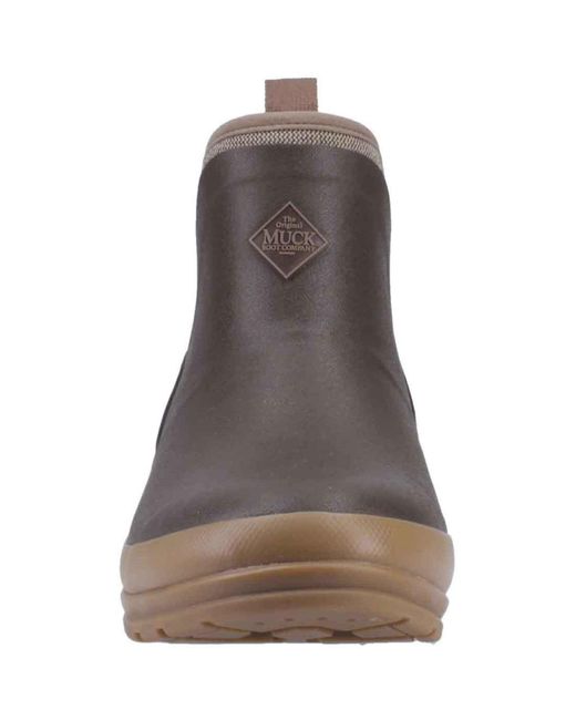 Muck Boot Brown Originals Rubber /Herringbone Wellington Boots