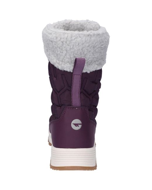 Hi-tec Purple Sophia Nylon Italian/Sepia Rose Winter Ankle Boots