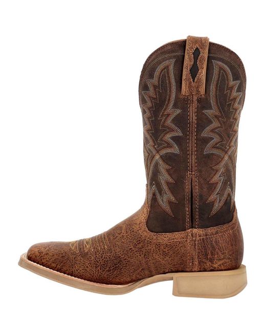 Durango Brown Rebel Pro Lite Leather Rustic Boots for men