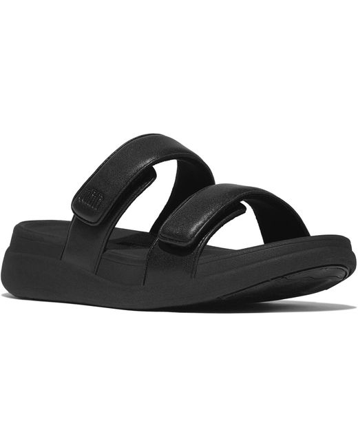 Fitflop Black F-Mode Go Polyurethane All Sandals