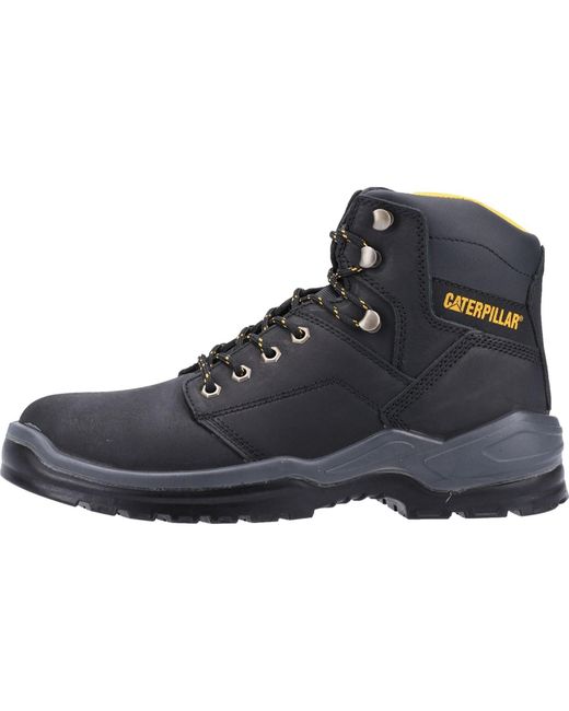 CAT Safety Black Caterpillar Striver Leather Safety Boots