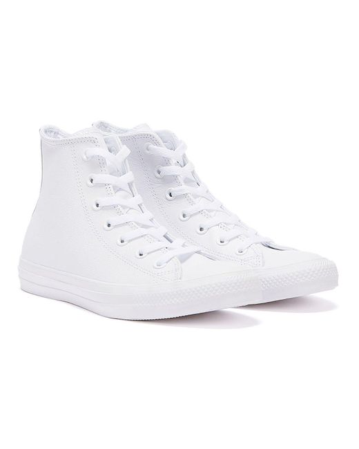 converse all star leather hi - men's