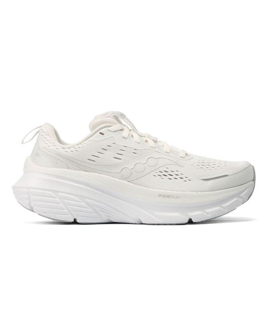 Saucony White Guide 18 Sneaker