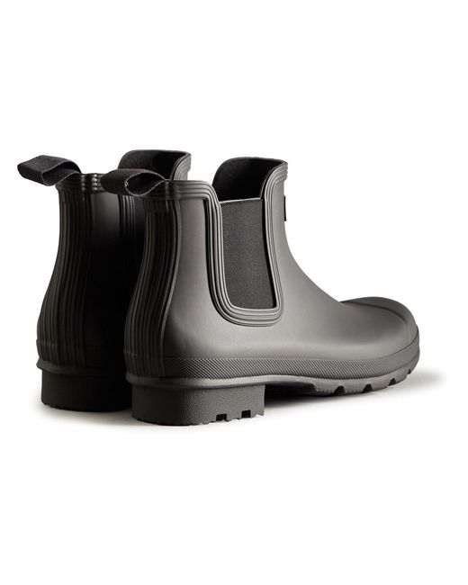 Hunter Black Original Chelsea Boots for men