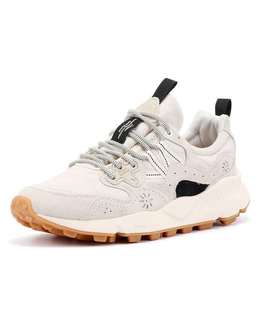 Flower Mountain White Yamano 3 Off Trainers
