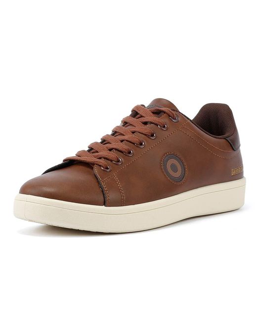 Lambretta Brown Pinball 2 Tan Trainers for men