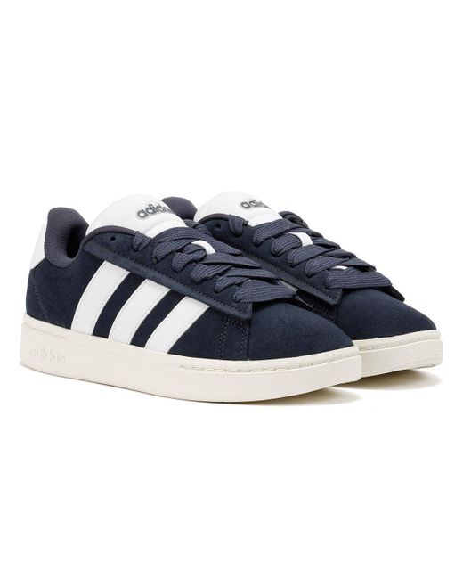 Adidas Blue Grand Court Alpha 00S Charcoal/ Trainers for men