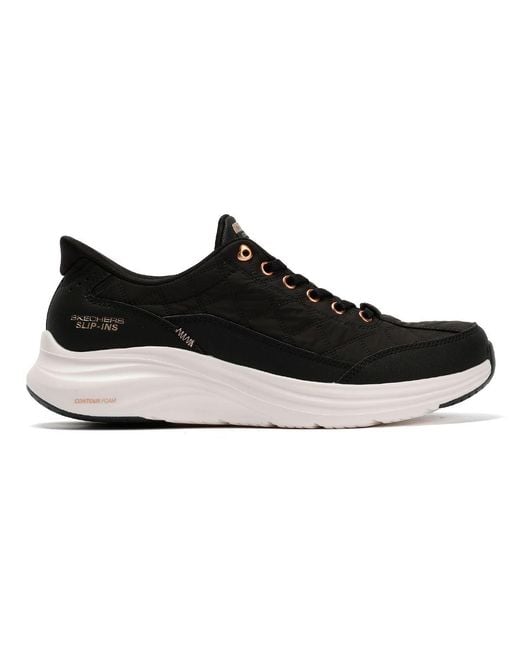 Skechers Black Slip-Ins Contour Foam Cozy Fit Trainers