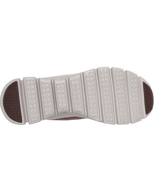 Skechers Purple Glide-Step Elevate Amaze Textile Trainers