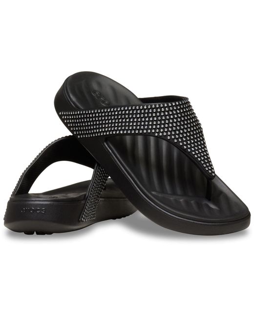 CROCSTM Black Getaway Triangle Eva Sandals