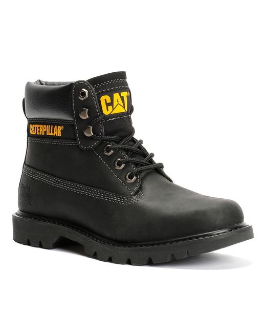 Caterpillar Black Colorado 2.0 Tractor Leather Boots for men