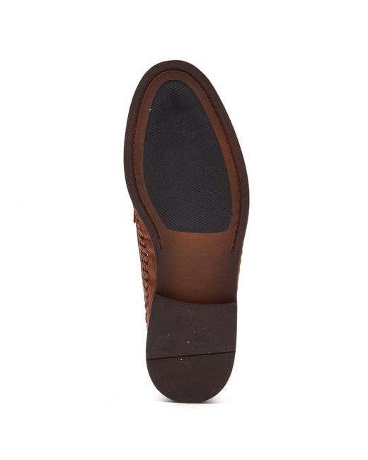 Base London Brown Bracken Loafer Leather Loafers for men