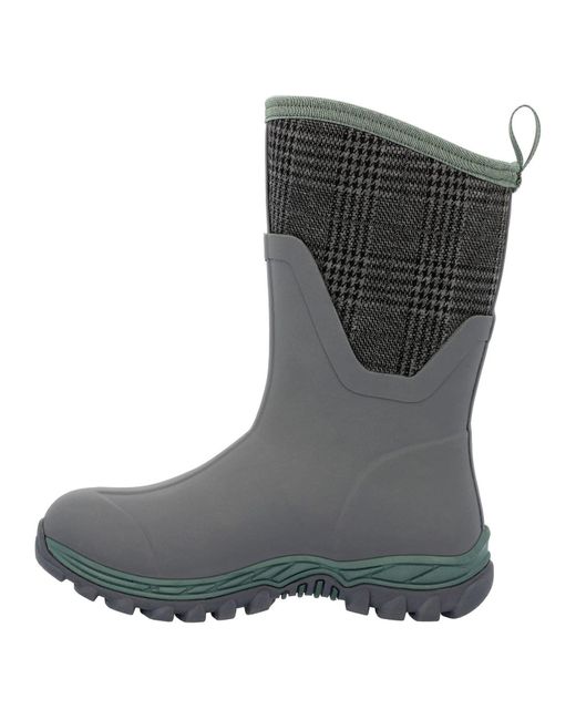 Muck Boot Gray Arctic Sport Ii Synthetic/Plaid Wellington Boots
