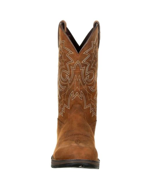 Durango Brown Rebel Leather Coyote Boots for men