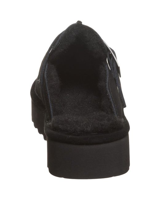 BEARPAW Black Moxie Suede Slippers