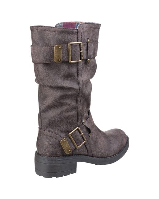 Rocket Dog Gray Trumble Polyurethane Women's Boots