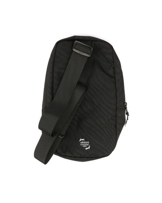 EA7 Train Core Large Polyester Zwarte Schoudertas in het Black