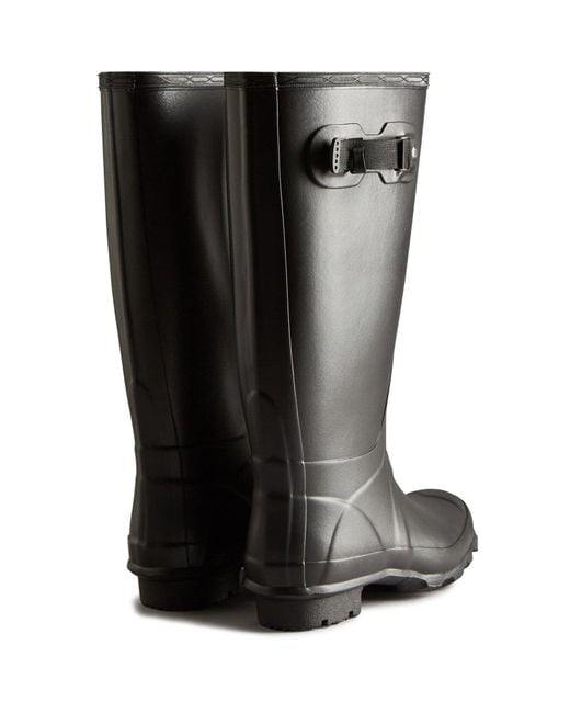 Hunter Black Huntress Wide Leg Wellington Boots