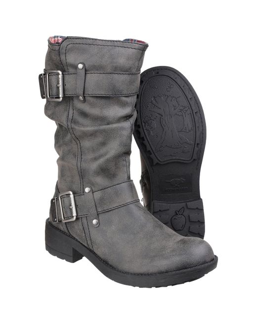 Rocket Dog Gray Trumble Synthetic Boots