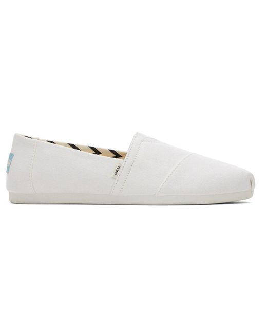 TOMS White Alpargata 100% Baumwolle Espadrilles