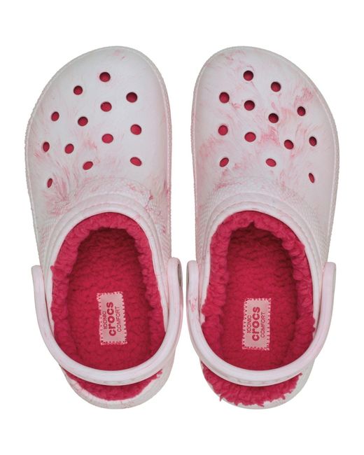 Classic Lined Clog Sabots En Plastique Thermoformable CROCSTM en coloris Pink
