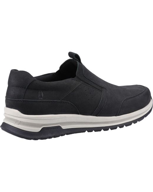 Hush Puppies Blue Cole Leder Nubukloafer