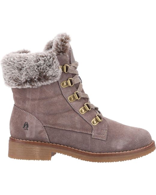 Hush Puppies Florence Leren Damesschoenen in het Brown