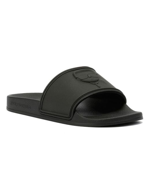Karl Lagerfeld Black Kondo 2.0 Karl Nft Damen Schwarze Pantoletten