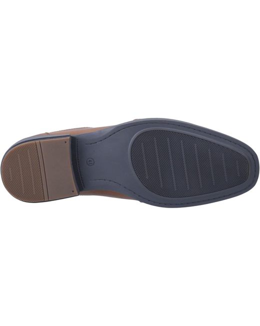 Pod Brown Spear Leather Cognac Slip-On Shoes for men