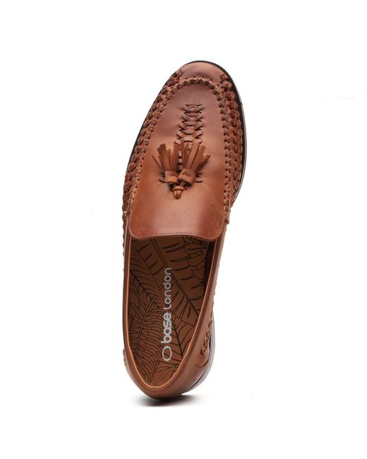 Base London Brown Bracken Loafer Leather Loafers for men