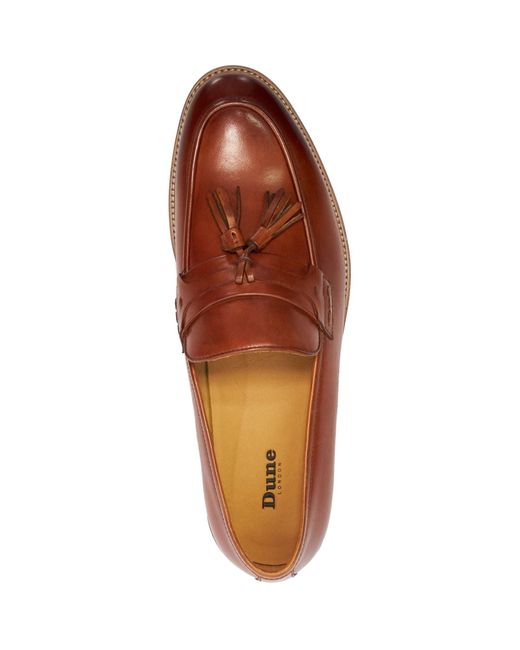 Simley Mocassins En Cuir Dune en coloris Brown