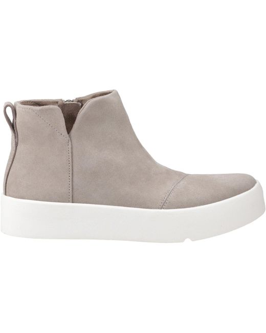 TOMS Gray Verona Mid Ankle Boots