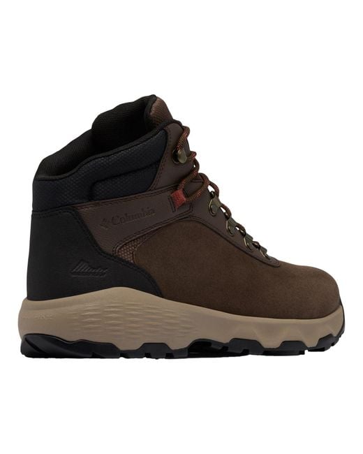 Columbia Brown Newton Wander Suede Cordovan/Spice Hiking Boots for men
