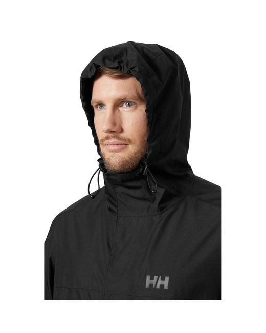 Helly Hansen Sport Black Vancouver Rain Jacket Rain Jacket for men