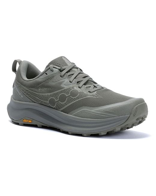Saucony Gray Peregrine 16 Gtx Laurel/Sage Trainers for men